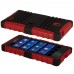 Nokia X X+ XL - Black Red Dual Armor Composite Protective Cover Case with Stand